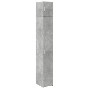 Schmaler Hochschrank Betongrau 30x42,5x225 cm