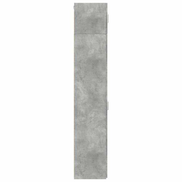 Schmaler Hochschrank Betongrau 30x42,5x225 cm