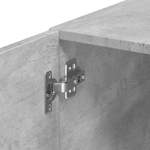 Schmaler Hochschrank Betongrau 30x42,5x225 cm