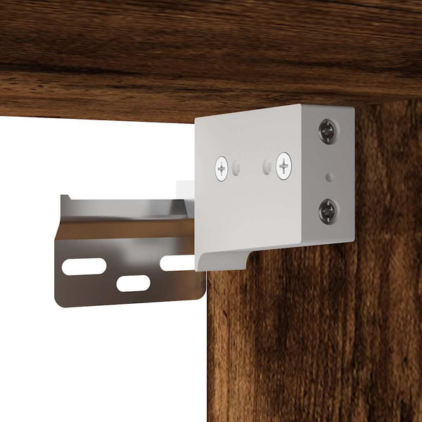 Schmaler Hochschrank Räuchereiche 30x42,5x225 cm
