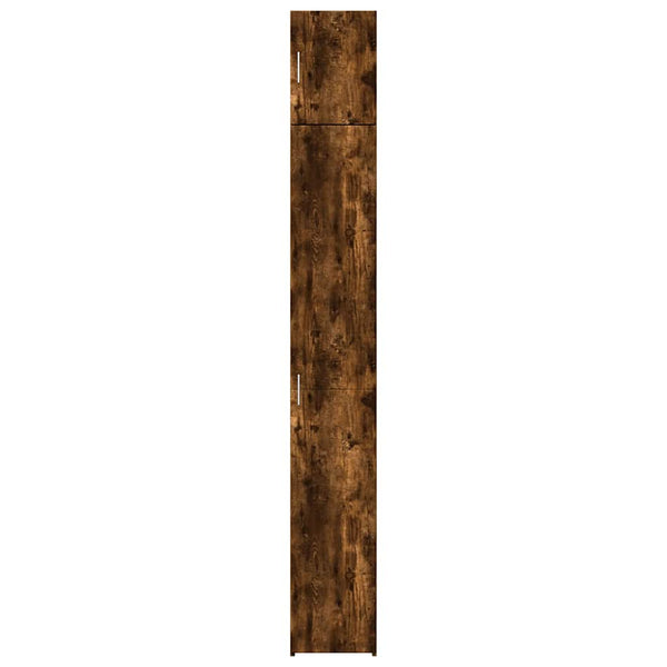 Schmaler Hochschrank Räuchereiche 30x42,5x225 cm