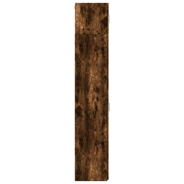 Schmaler Hochschrank Räuchereiche 30x42,5x225 cm