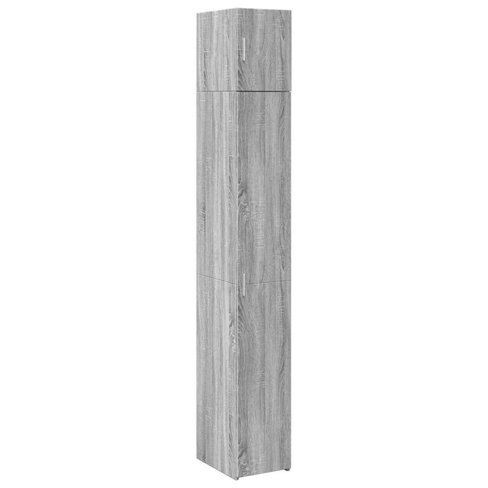 Schmaler Hochschrank Grau Sonoma 30x42,5x225 cm