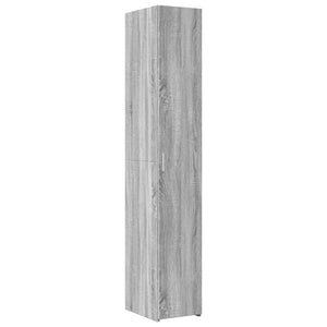 Schmaler Hochschrank Grau Sonoma 30x42,5x225 cm