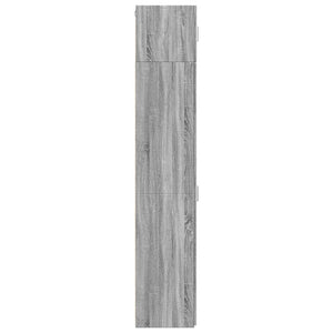 Schmaler Hochschrank Grau Sonoma 30x42,5x225 cm