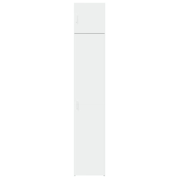 Schmaler Hochschrank Weiß 40x42,5x225 cm