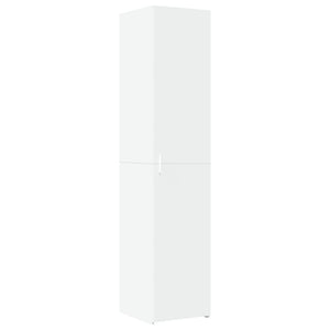 Schmaler Hochschrank Weiß 40x42,5x225 cm