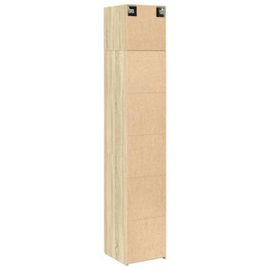 Schmaler Hochschrank Sonoma-Eiche 40x225 cm