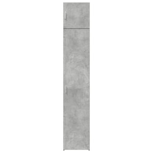 Schmaler Hochschrank Betongrau 40x42,5x225 cm