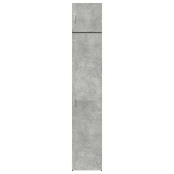 Schmaler Hochschrank Betongrau 40x42,5x225 cm