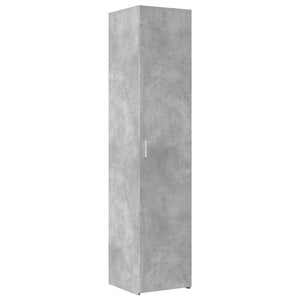 Schmaler Hochschrank Betongrau 40x42,5x225 cm