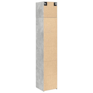 Schmaler Hochschrank Betongrau 40x42,5x225 cm