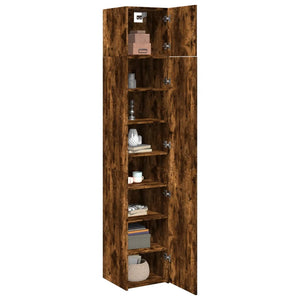 Schmaler Hochschrank Räuchereiche 40x42,5x225 cm