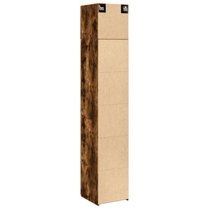 Schmaler Hochschrank Räuchereiche 40x42,5x225 cm
