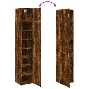 Schmaler Hochschrank Räuchereiche 40x42,5x225 cm