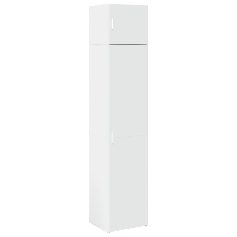 Schmaler Hochschrank Weiß 45x42,5x225 cm