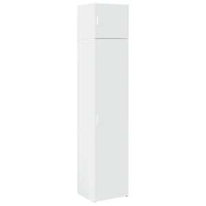 Schmaler Hochschrank Weiß 45x42,5x225 cm