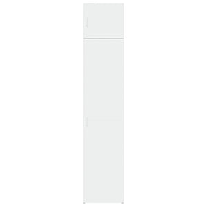 Schmaler Hochschrank Weiß 45x42,5x225 cm