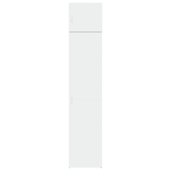 Schmaler Hochschrank Weiß 45x42,5x225 cm