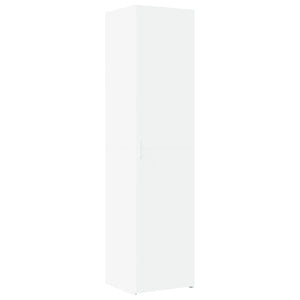 Schmaler Hochschrank Weiß 45x42,5x225 cm