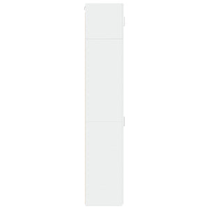 Schmaler Hochschrank Weiß 45x42,5x225 cm