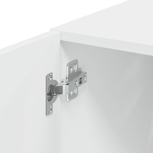 Schmaler Hochschrank Weiß 45x42,5x225 cm