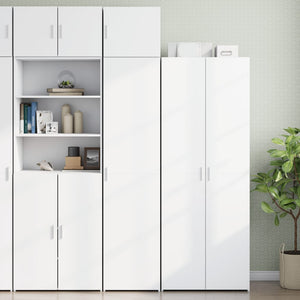 Schmaler Hochschrank Weiß 45x42,5x225 cm