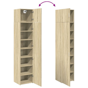 Schmaler Hochschrank Sonoma-Eiche 45x225 cm