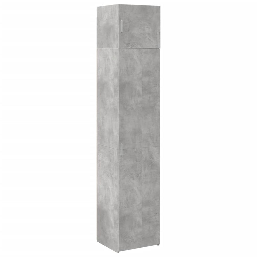 Schmaler Hochschrank Betongrau 45x42,5x225 cm