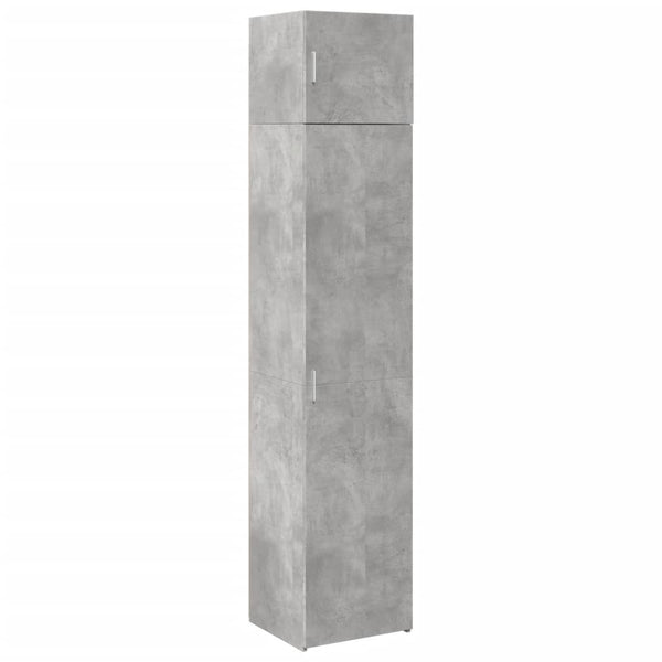 Schmaler Hochschrank Betongrau 45x42,5x225 cm