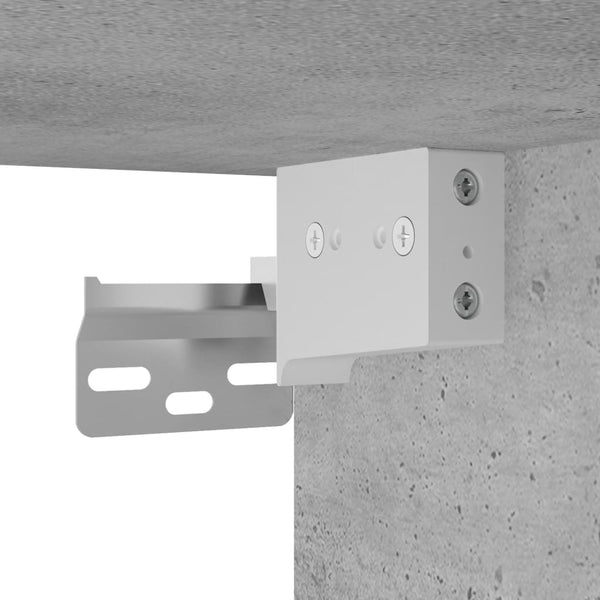 Schmaler Hochschrank Betongrau 45x42,5x225 cm