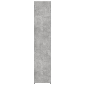 Schmaler Hochschrank Betongrau 45x42,5x225 cm