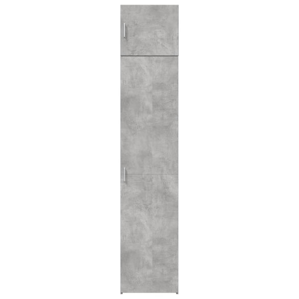 Schmaler Hochschrank Betongrau 45x42,5x225 cm