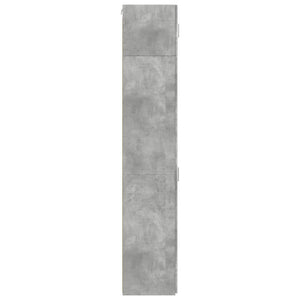 Schmaler Hochschrank Betongrau 45x42,5x225 cm