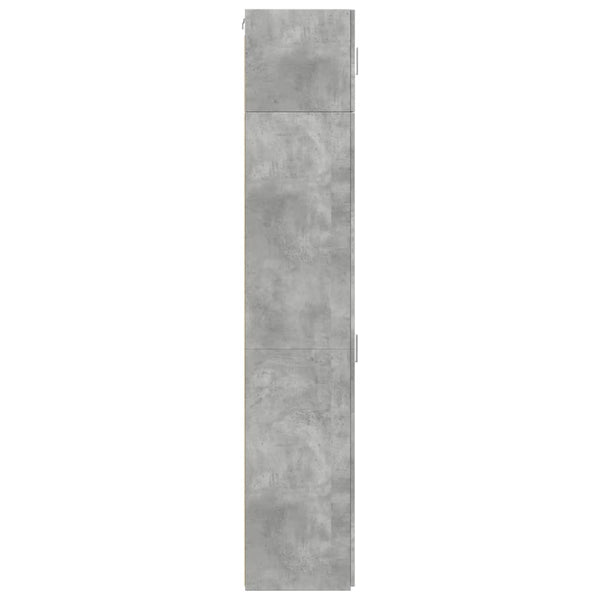 Schmaler Hochschrank Betongrau 45x42,5x225 cm