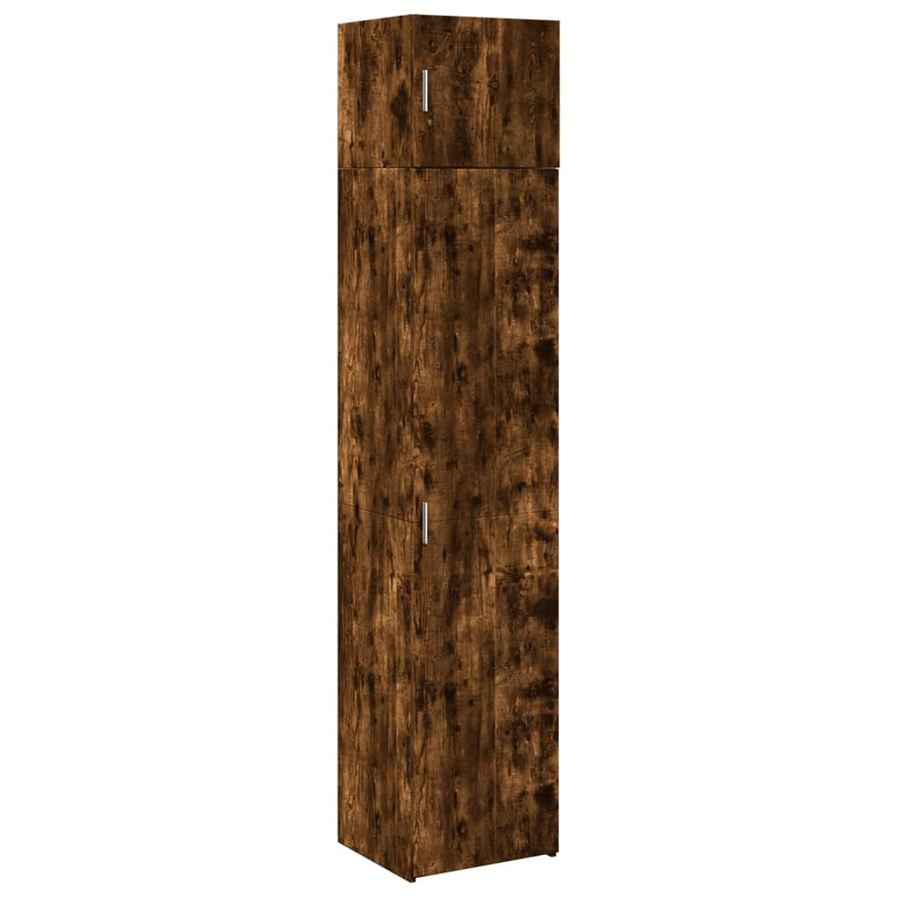 Schmaler Hochschrank Räuchereiche 225cm