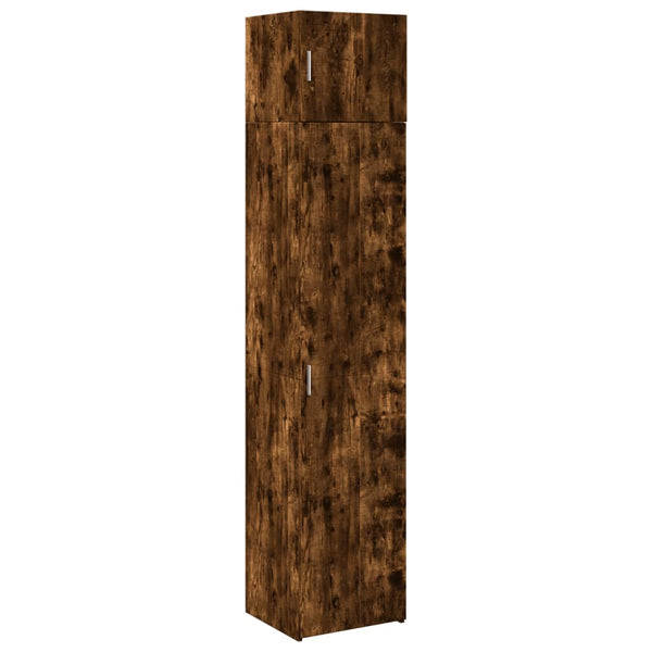 Schmaler Hochschrank Räuchereiche 225cm