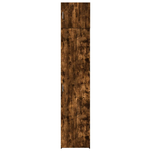 Schmaler Hochschrank Räuchereiche 225cm