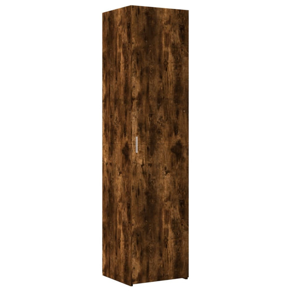 Schmaler Hochschrank Räuchereiche 225cm