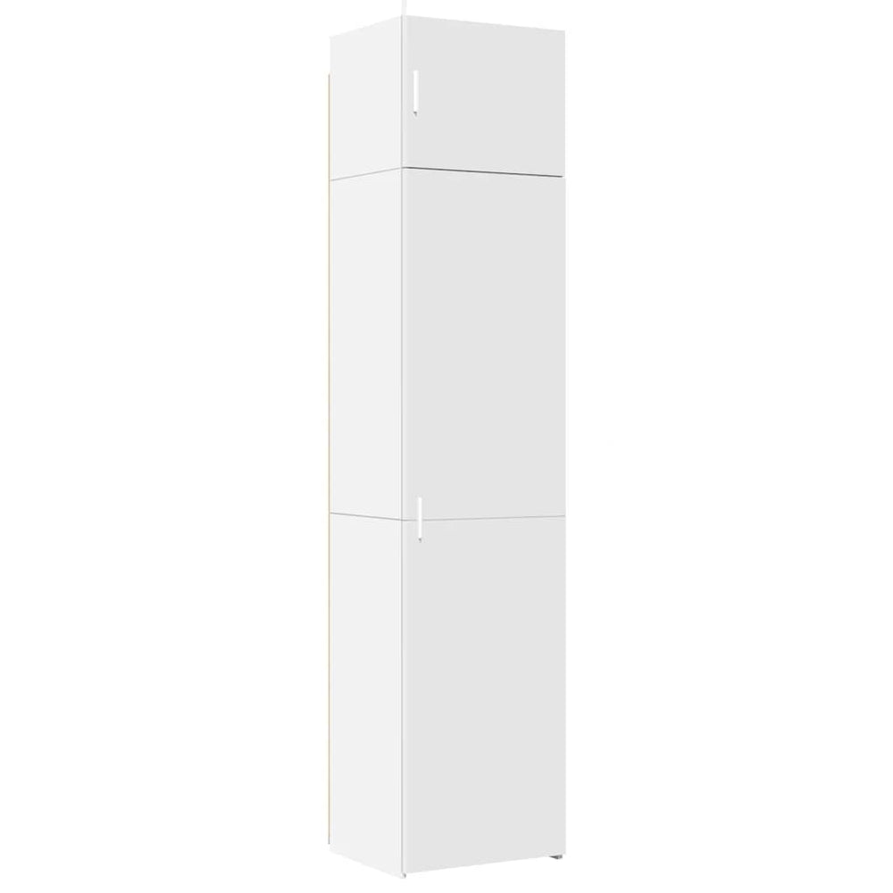 Schmaler Hochschrank Weiß 50x42,5x225 cm