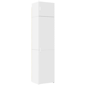 Schmaler Hochschrank Weiß 50x42,5x225 cm