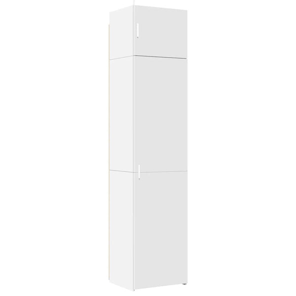 Schmaler Hochschrank Weiß 50x42,5x225 cm
