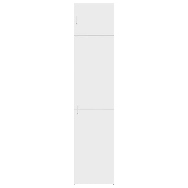 Schmaler Hochschrank Weiß 50x42,5x225 cm