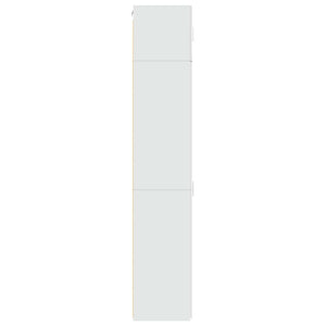 Schmaler Hochschrank Weiß 50x42,5x225 cm