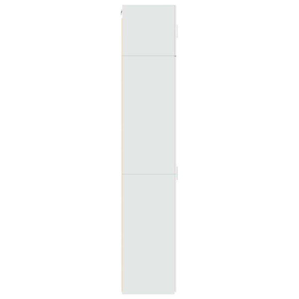 Schmaler Hochschrank Weiß 50x42,5x225 cm