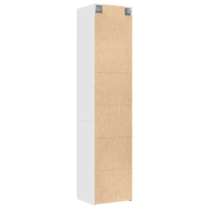 Schmaler Hochschrank Weiß 50x42,5x225 cm