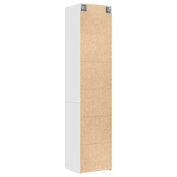 Schmaler Hochschrank Weiß 50x42,5x225 cm