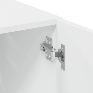 Schmaler Hochschrank Weiß 50x42,5x225 cm
