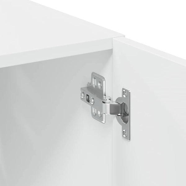 Schmaler Hochschrank Weiß 50x42,5x225 cm