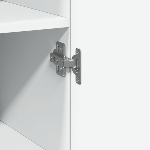 Schmaler Hochschrank Weiß 50x42,5x225 cm